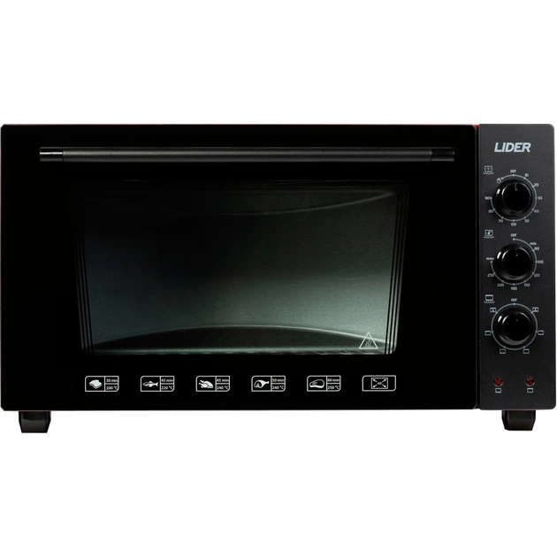 Електропіч LIDER 4223 LUX Black-Red - picture 1