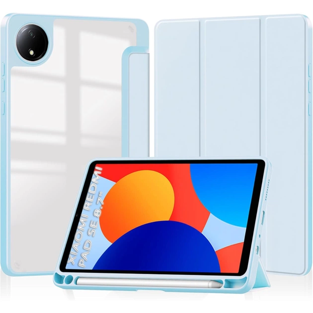 Чехол для планшета BeCover Soft Edge TPU Xiaomi Redmi Pad SE 8.7" Light Blue (712569) - изображение 1