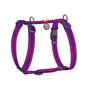 Шлея для собак WAUDOG Nylon Mono з QR-паспортом, пластиковий фастекс М фіолетова (52729) - зменшене зображення 2