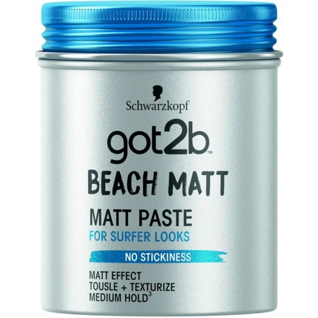 Паста для волосся Got2b Beach Matt Матувальна Фіксація 3 100 мл (9000100417839) - изображение 1