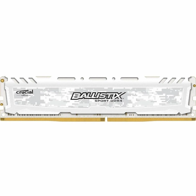 Модуль пам'яті для комп'ютера DDR4 8GB 3000 MHz Ballistix Sport LT White Micron (BLS8G4D30AESCK) - изображение 1