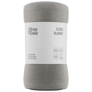 Плед Ardesto Fleece 100% поліестер, сірий світлий 130х160 см (ART0728PB) зображення 1