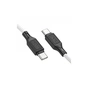 Дата кабель USB-C to USB-C 1.0m 60W silicone X90 Cool white HOCO (6931474788474) - зменшене зображення 2