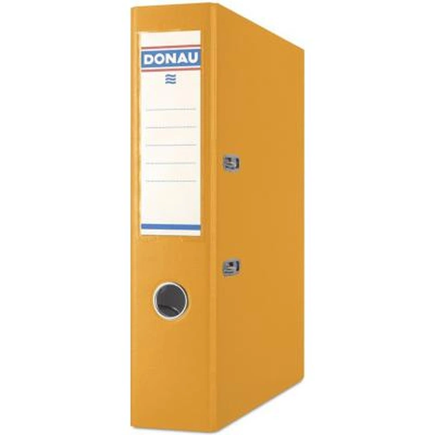 Папка - регистратор Donau A4, 2 rings, ширина70, MASTER orange (3970001M-12/3970001PL-12) - изображение 1