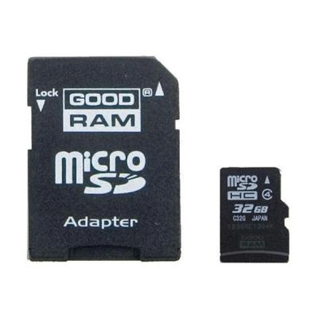 Карта пам'яті Goodram 32Gb microSDHC class 4 (SDU32GHCAGRR10) - зображення 1