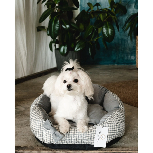 Лежак для тварин Chloe's Home Берлін М сірий (CLH5576) - picture 2