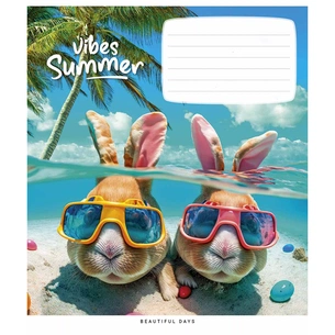 Зошит Школярик Summer vibes 18 аркушів клітинка (018-3494K) зображення 1