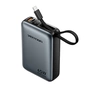 Батарея універсальна Vention 20000 mAh 45W Mini with Built-in USB-C Cable Gray (FHGH0) - зменшене зображення 1