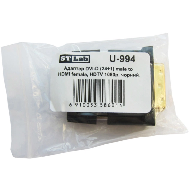 Перехідник DVI-D (24+1) male to HDMI female 1080p ST-Lab (U-994) - picture 3