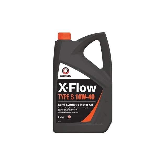 Моторна олива Comma X-FLOW TYPE S 10W-40-5л (XFS5L) - зображення 1