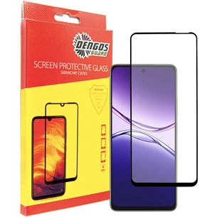 Скло захисне Dengos Full Glue OPPO A5 Pro (black) (TGFG-394) зображення 1