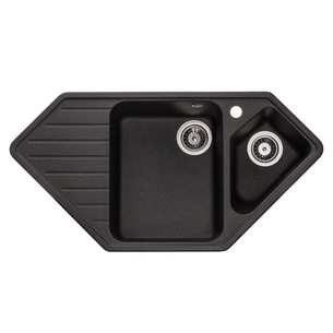 Мийка кухонна GRANADO IBIZA black shine (gr1801) зображення 1