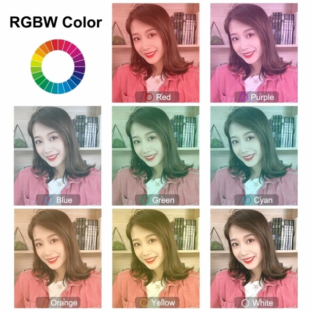 Набір блогера Puluz Ring USB RGBW LED lamp PKT3055B 10.2" + tripod 1.65 м (PKT3055B) - picture 5