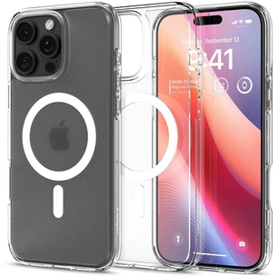 Чохол-накладка Spigen Ultra Hybrid with MagFit для Apple iPhone 16 Pro Max Frost Clear (ACS08002) зображення 1