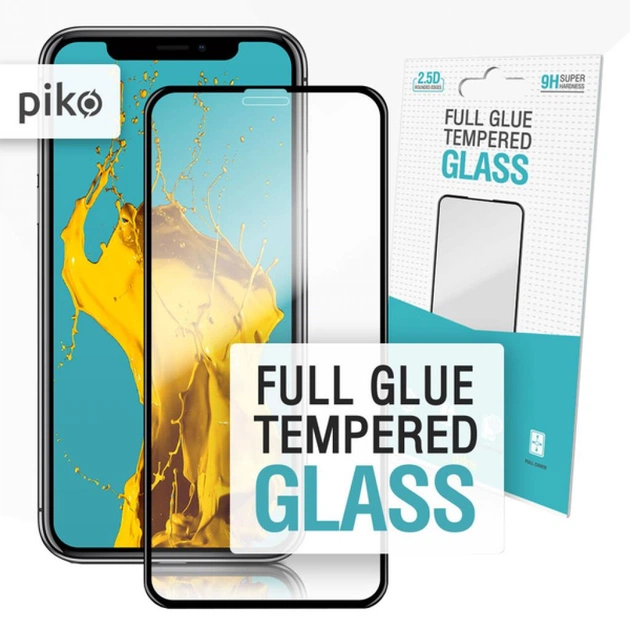 Плівка захисна Piko Full Glue iPhone XS Max/11 Pro Max black (1283126487323) - зображення 1