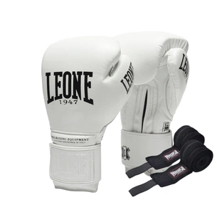 Боксерські рукавички Leone GN111 The Greatest White 10 унцій (GN111_White_10oz) зображення 1
