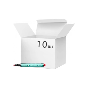 Маркер Stanger водостійкий, 1-3 мм червоний 10 шт (MARKER-PER-STM235R10) зображення 1