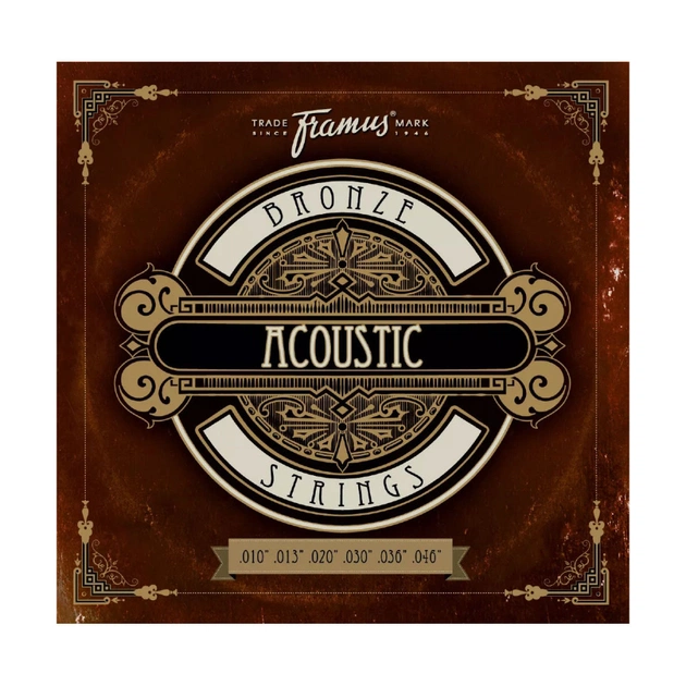 Струны для гитары Framus Bronze Extra Light (10-46) (48210 EL) - изображение 1