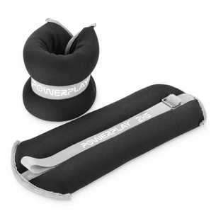 Обважнювач PowerPlay PP-4349 Ankle/Wrist Weights 2 х 2 шт Чорні (PP_4349_Black_2) зображення 1