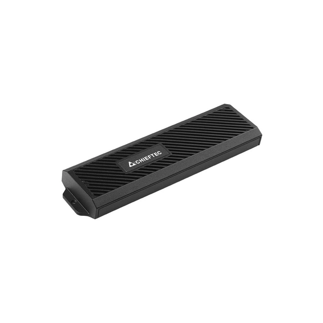 Кишеня зовнішня Chieftec M.2 PCIe NVMe/SATA SSD CEB-M2C-TLE USB 3.2 Gen2 Type-C Tool-Less Alum/Plastic (CEB-M2C-TLE) - зображення 1