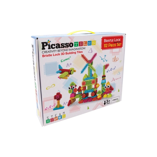 Конструктор Picasso Tiles Hedgehog Building Blocks Set 112 деталей (817338022631) - зображення 1