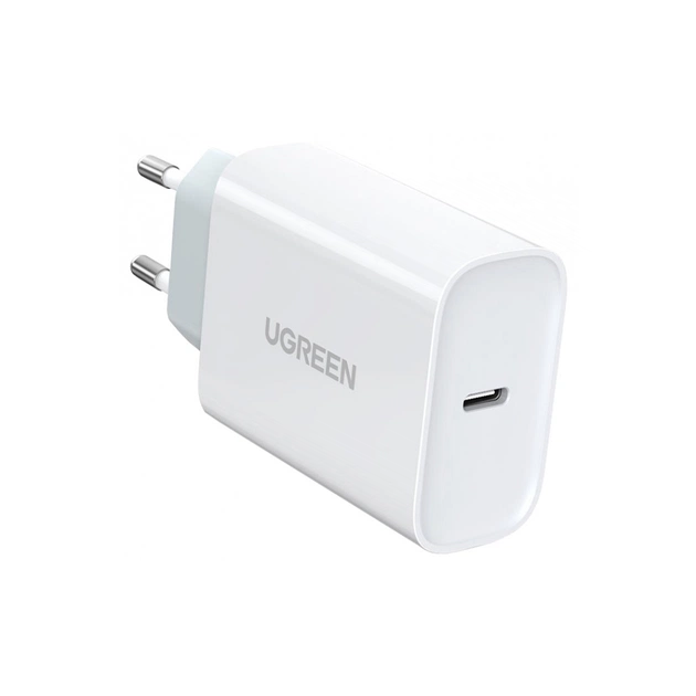 Зарядное устройство Ugreen USB-C PD30W CD127 white (70161) - изображение 1