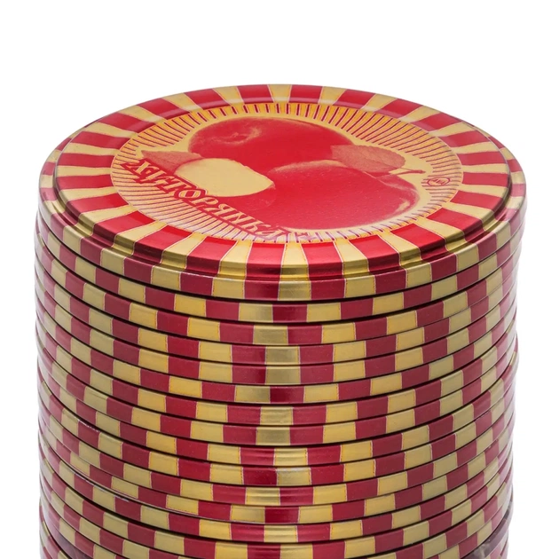 Кришка для банки Хуторянка закаточна 50 шт - picture 4