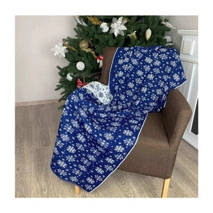 Плед Прованс Сніжинка 100х150 Синій (4823093435209) зображення 1