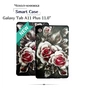 Чохол до планшета BeCover Smart Case Samsung Galaxy Tab A11 Plus SM-X236B 11.0" Black Rose (714013) - зменшене зображення 1