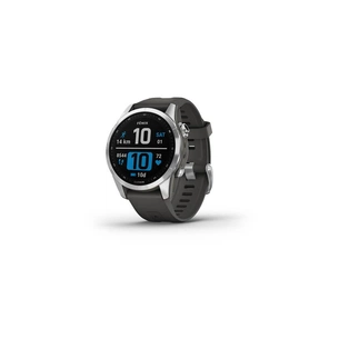 Смарт-годинник Garmin fenix 7S Stainless Steel w/ Graphite Band, GPS (010-02539-01) зображення 1