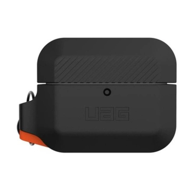 Чохол для навушників UAG для Airpods Pro Silicone Black/Orange (10225K114097) - зображення 1