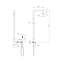 Душовий гарнітур Deante Silia зі змішувачем для душу (NQS_D4XM) - зменшене зображення 6