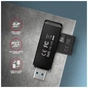Считыватель флеш-карт AXAGON USB-A 3.2 to SD/microSD 5Gbps black (CRE-S2N) - уменьшенное изображение 4