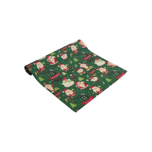 Доріжка на стіл Прованс Санта на зеленому 40х140 см (035779) зображення 1