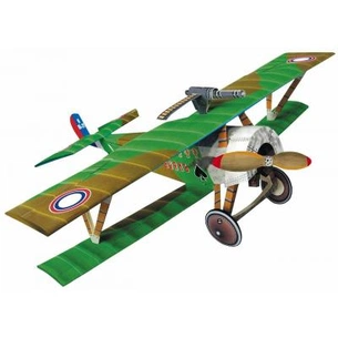 Збірна модель Умная бумага Біплан Ньюпор-16 серії Історія техніки (30) зображення 1