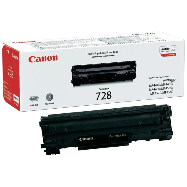 Картридж Canon 728 Black MF45xx/MF44xx series (3500B002) - изображение 1