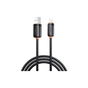 Дата кабель USB 2.0 AM to Lightning 1.0m 3A black XO (NB302-AI.black) - уменьшенное изображение 3