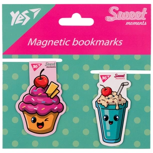 Закладки для книг Yes магнітні Sweet Cream Cake, 2шт (708114) зображення 1
