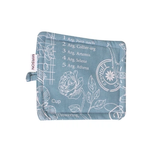 Кухонна прихватка MirSon рогожа/напівпанама №211 - Green birds (2200006754213) изображение 1