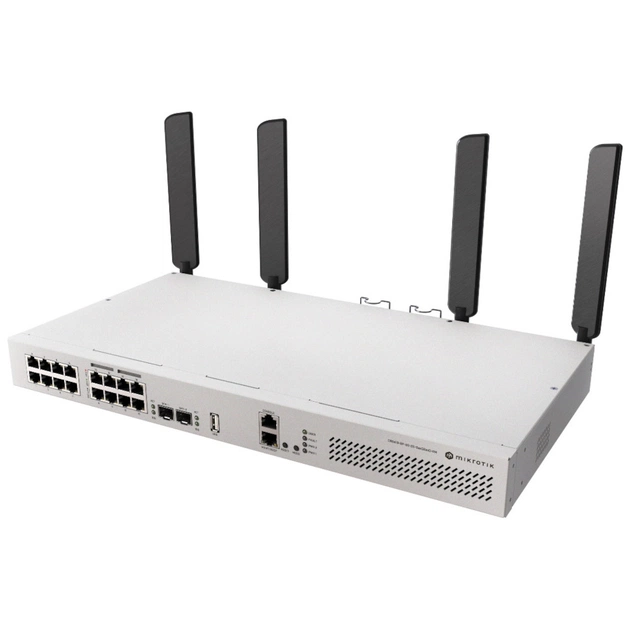 Комутатор мережевий Mikrotik CRS418-8P-8G-2S+5axQ2axQ-RM - зображення 1