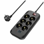 Мережевий фільтр живлення ColorWay CW-CHE64PDB 6 роз, 4USB (CW-CHE64PDB) - зменшене зображення 5