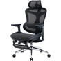 Офісне крісло Sihoo з підставкою для ніг DORO C300L Mesh Black with footrest (DORO-C300L-A3-101-JT) - preview 4
