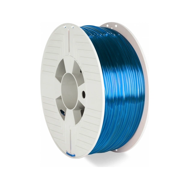 Пластик для 3D-принтера Verbatim PETG, 2,85 мм, 1 кг, Blue Transparent (55064) - изображение 1
