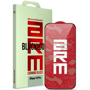 Стекло защитное Armorstandart Corning Black Icon Apple iPhone 18 Pro (ARM92165) изображение 1