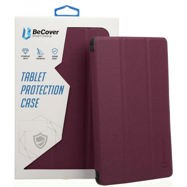 Чохол до планшета BeCover Lenovo Tab M10 Plus TB-X606/M10 Plus (2 Gen)/K10 TB-X6C6 Red Wine (705219) - зображення 1
