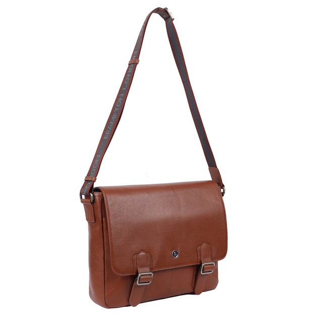 Сумка Brampton London Emissary Tan (64403 TAN) - зображення 11