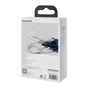 Дата кабель USB 2.0 AM to Lightning + Micro 5P + USB-C 1.5m 3.5A white Baseus (CAMLTYS-02) - уменьшенное изображение 4