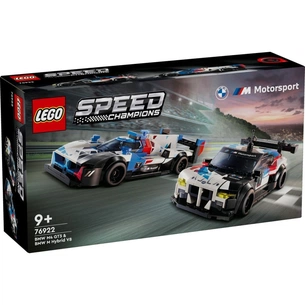 Конструктор LEGO Speed Champions Гоночні автомобілі BMW M4 GT3 та BMW M Hybrid V8 676 деталей (76922) зображення 1