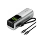 Батарея універсальна Vention 20000mAh 165W PD/3.1, with Built-in USB-C cable, TFT Display, Silver (FKFI0) - зменшене зображення 1