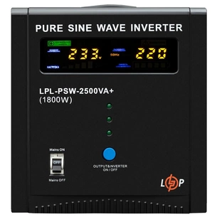 Пристрій безперебійного живлення LogicPower LPL-PSW-2500VA+ ( 1800W ) 24V (37722) зображення 1